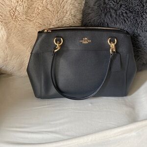 Coach Brooke Carryall Dual Zip Pocket Satchel with Gold Hardware k1723-F25928